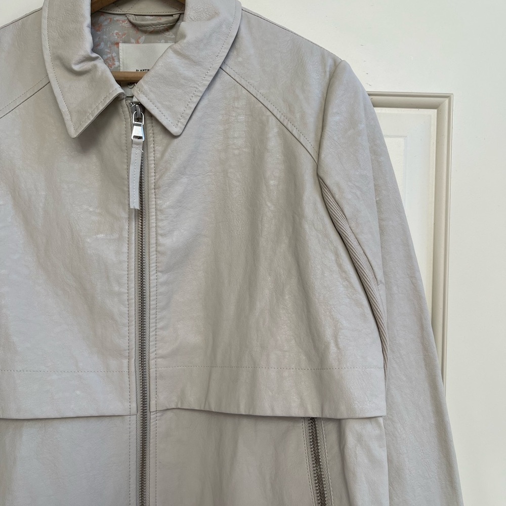 Anthropologie vegan leather jacket NWT - Picture 6 of 13